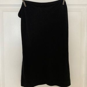 Express Black Cami Tank with Rhinestone straps  xs